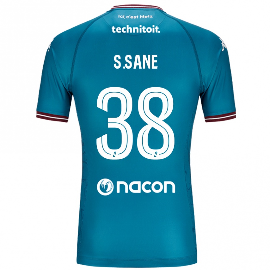 גברים כדורגל Sadibou Sané #38 בלו בנזין הרחק ג'רזי 2024/25