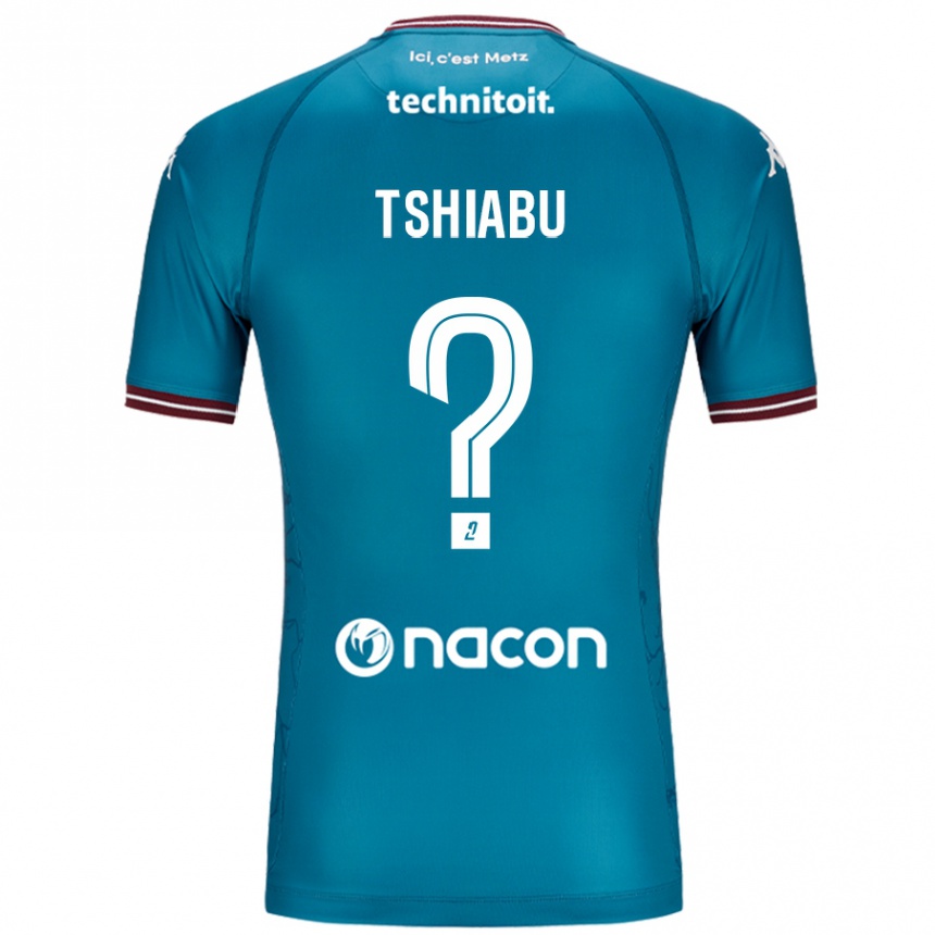 גברים כדורגל Joan Tshiabu #0 בלו בנזין הרחק ג'רזי 2024/25