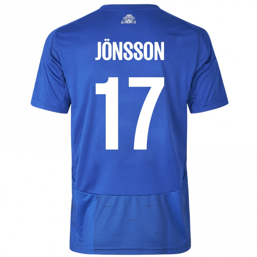 גברים כדורגל Neo Jönsson #17 כחול לבן הרחק ג'רזי 2024/25