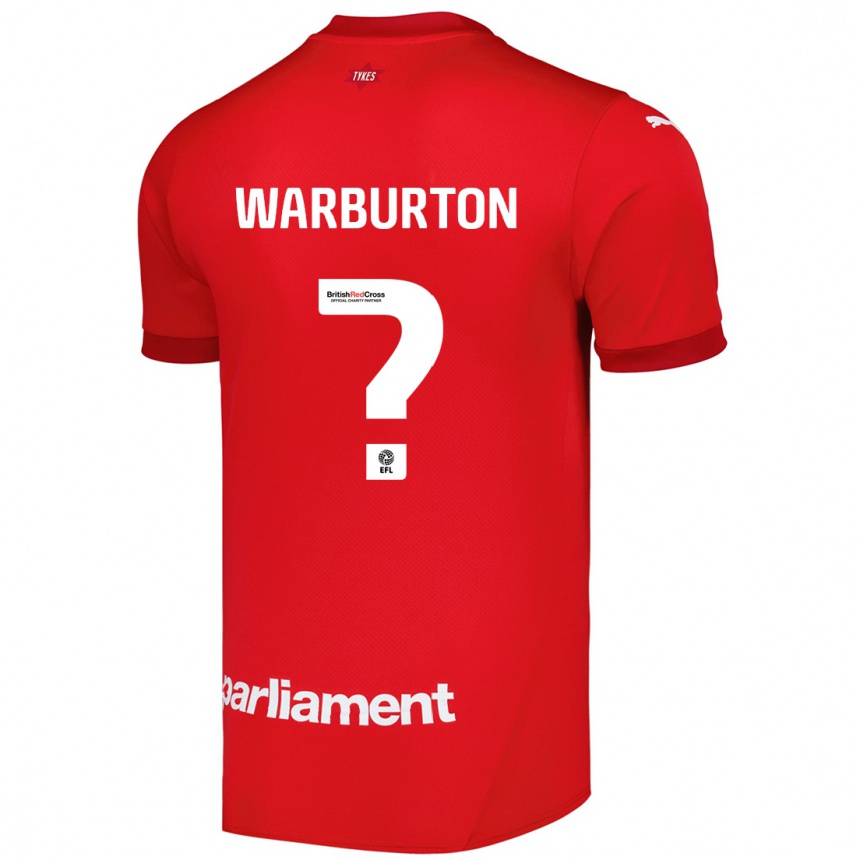 נשים כדורגל Owen Warburton #0 אָדוֹם ג'רזי ביתית 2024/25