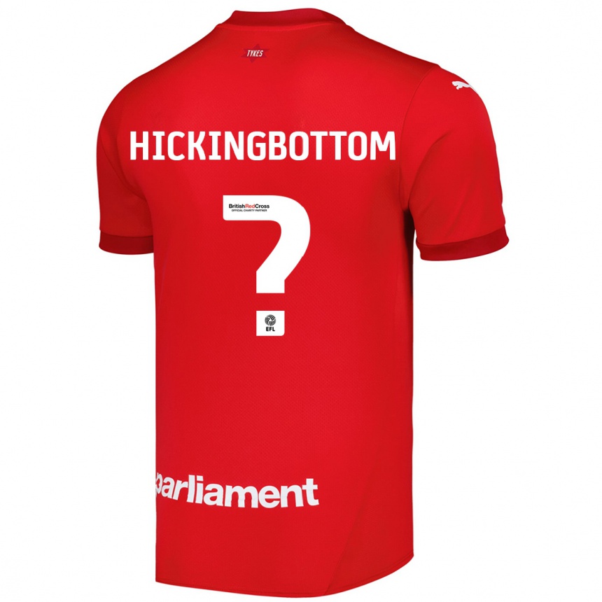 נשים כדורגל Charlie Hickingbottom #0 אָדוֹם ג'רזי ביתית 2024/25