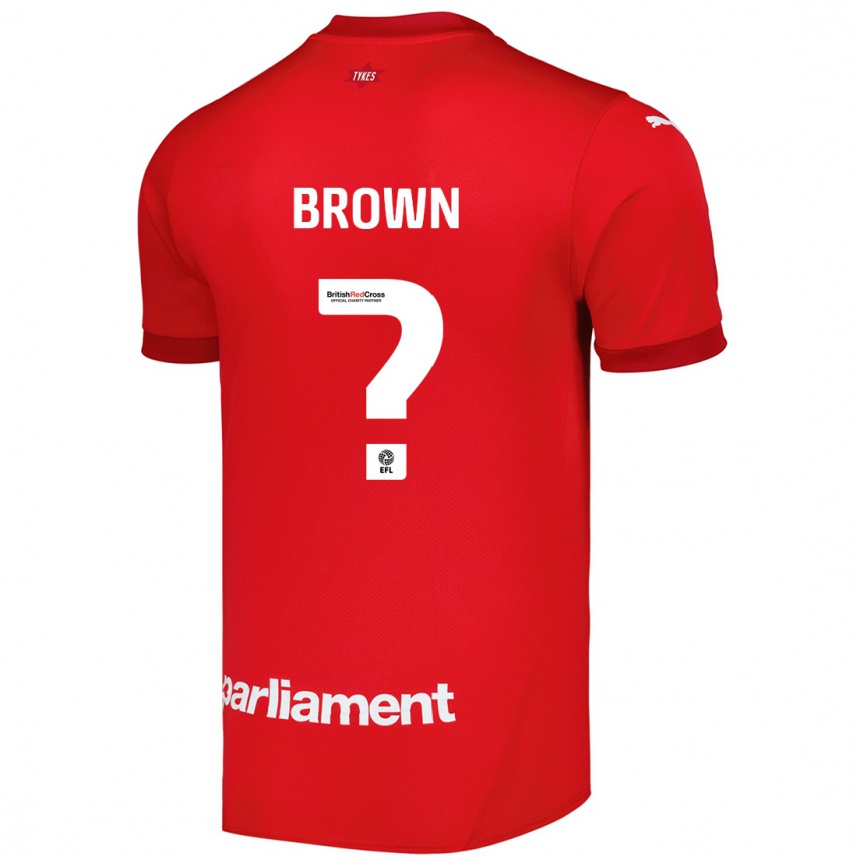 נשים כדורגל Kim Brown #0 אָדוֹם ג'רזי ביתית 2024/25