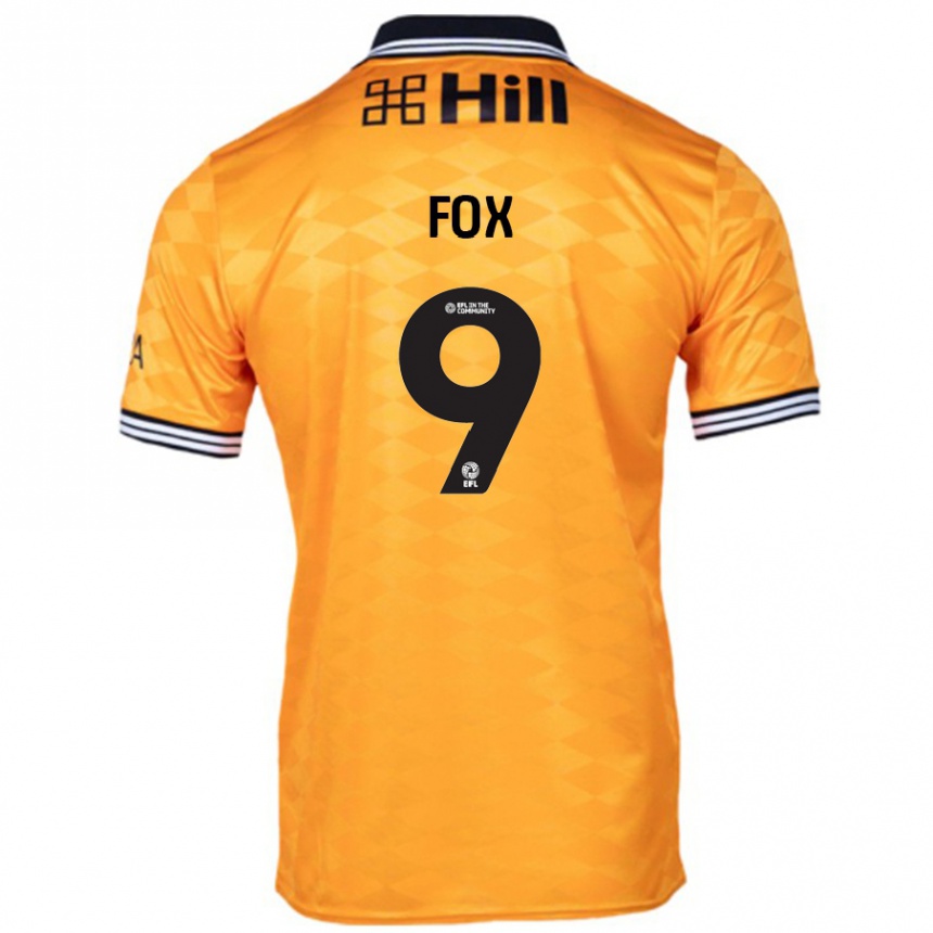 נשים כדורגל Ruth Fox #9 כָּתוֹם ג'רזי ביתית 2024/25