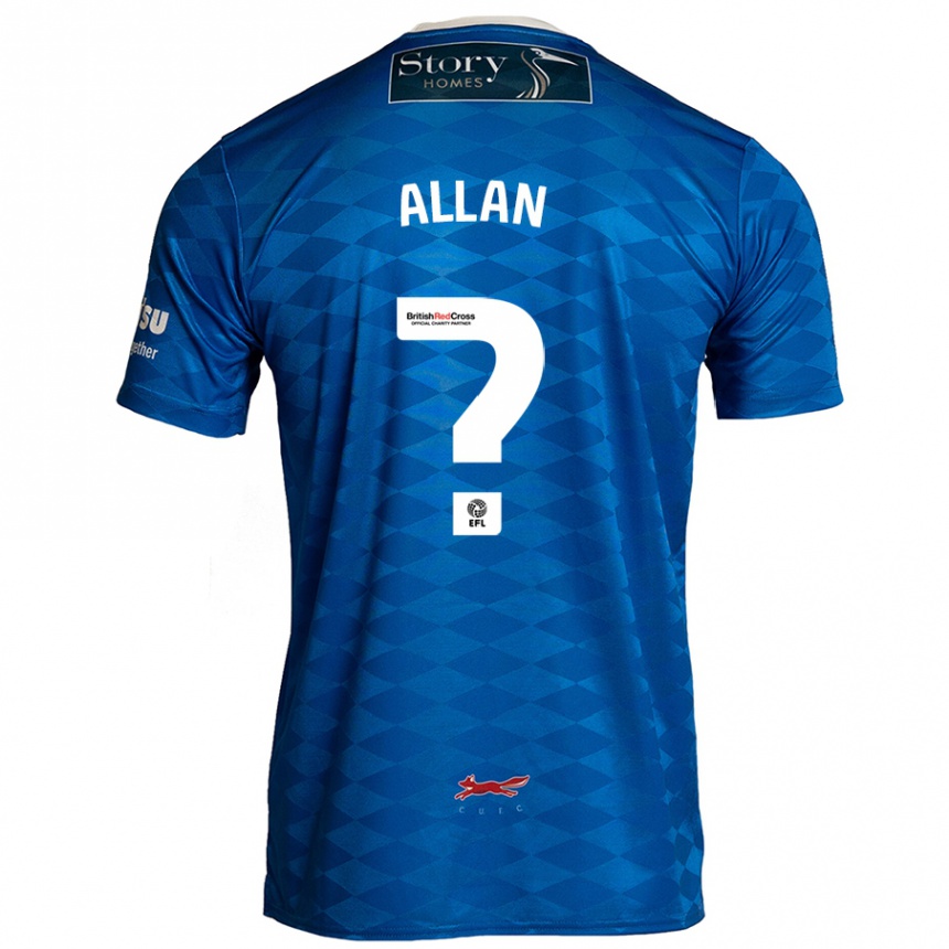 נשים כדורגל Jake Allan #0 כְּחוֹל ג'רזי ביתית 2024/25