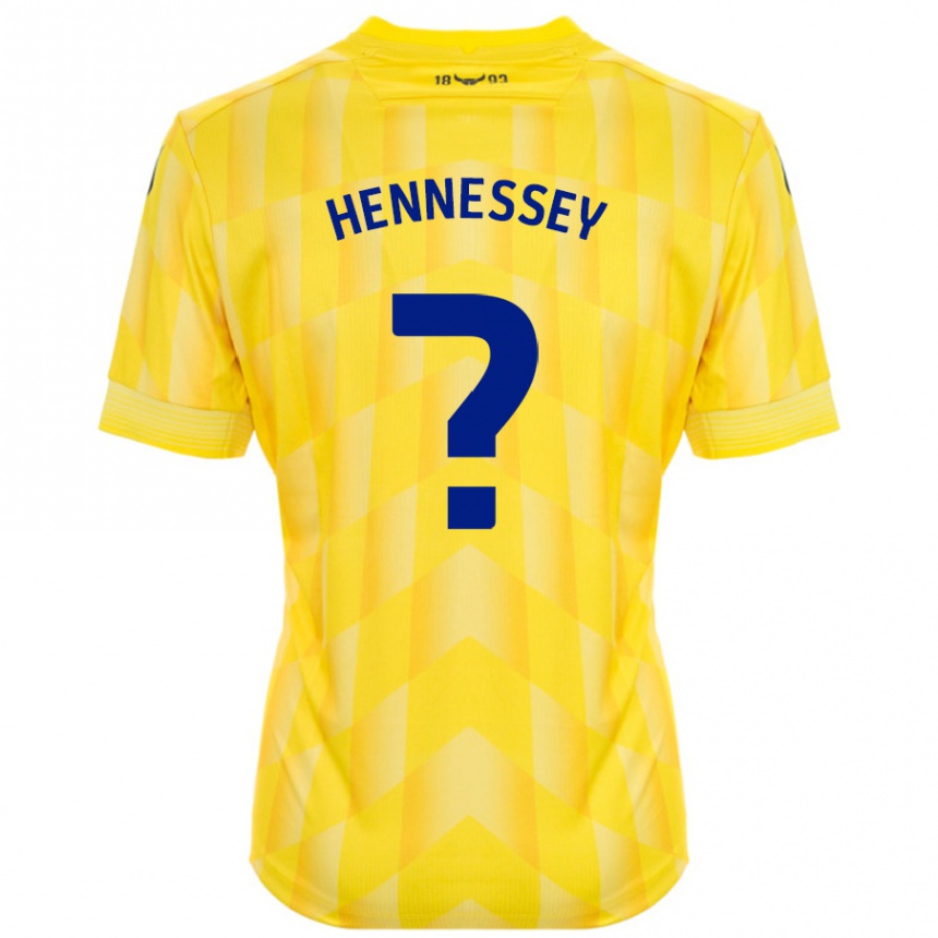 נשים כדורגל Laura Hennessey #0 צָהוֹב ג'רזי ביתית 2024/25