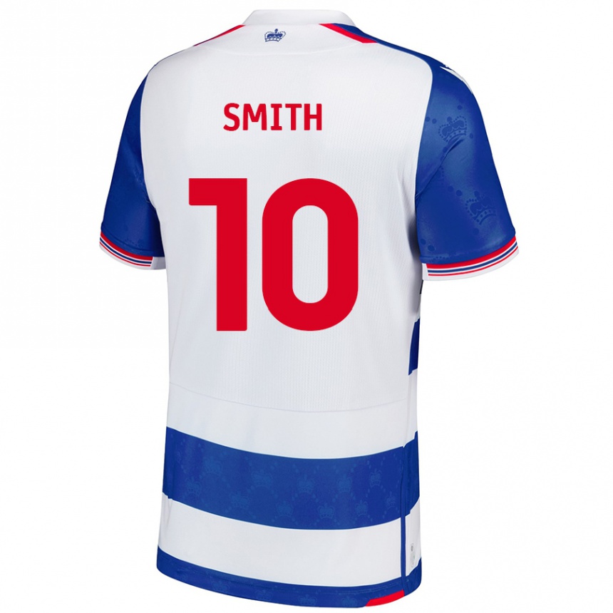 נשים כדורגל Sam Smith #10 כחול לבן ג'רזי ביתית 2024/25