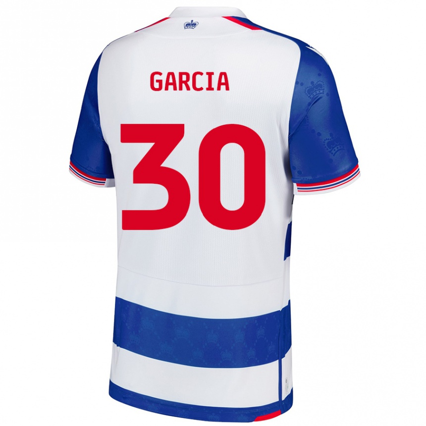 נשים כדורגל Andre Garcia #30 כחול לבן ג'רזי ביתית 2024/25