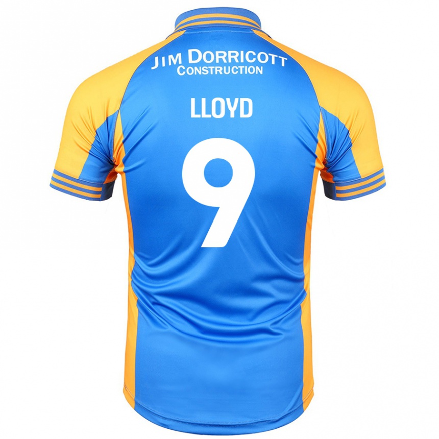 נשים כדורגל George Lloyd #9 ענבר כחול ג'רזי ביתית 2024/25