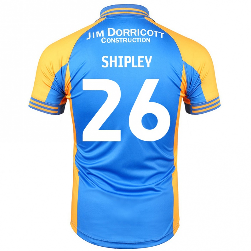 נשים כדורגל Jordan Shipley #26 ענבר כחול ג'רזי ביתית 2024/25