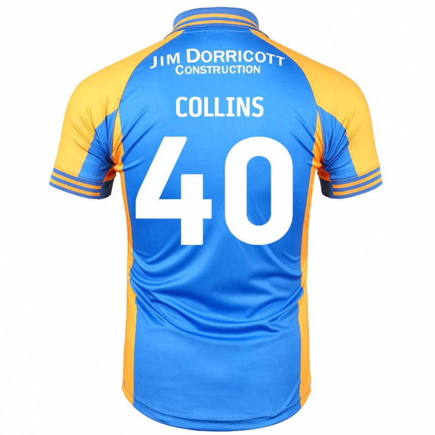 נשים כדורגל Jude Collins #40 ענבר כחול ג'רזי ביתית 2024/25
