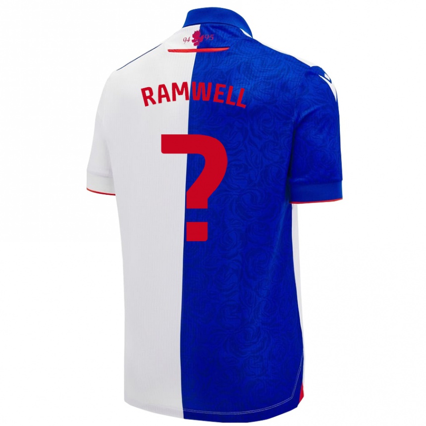 נשים כדורגל Teddy Ramwell #0 שמיים כחול לבן ג'רזי ביתית 2024/25
