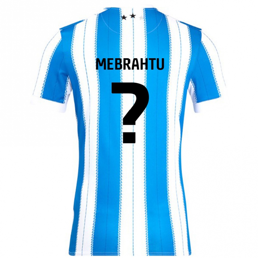 נשים כדורגל Milkyas Mebrahtu #0 כחול לבן ג'רזי ביתית 2024/25
