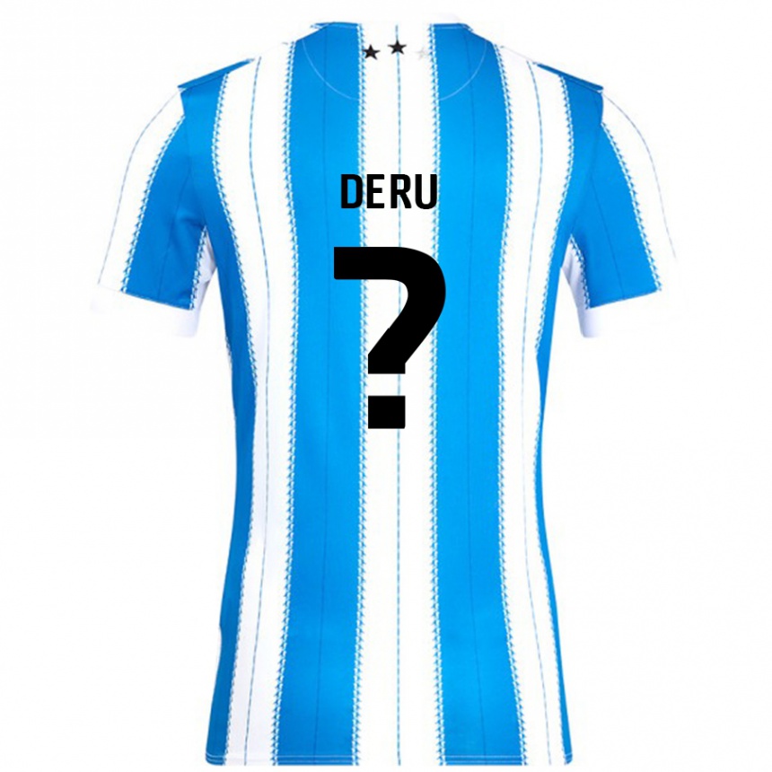 נשים כדורגל Fopefoluwa Deru #0 כחול לבן ג'רזי ביתית 2024/25