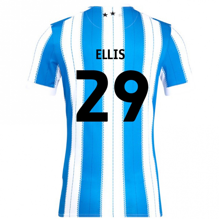 נשים כדורגל Molly Ellis #29 כחול לבן ג'רזי ביתית 2024/25
