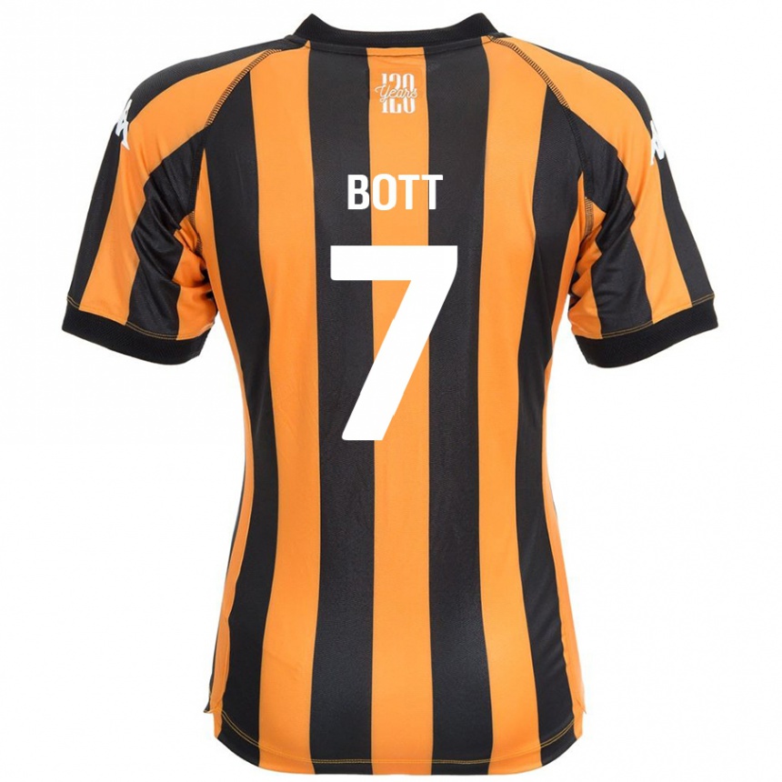 נשים כדורגל Liberty Bott #7 ענבר שחור ג'רזי ביתית 2024/25
