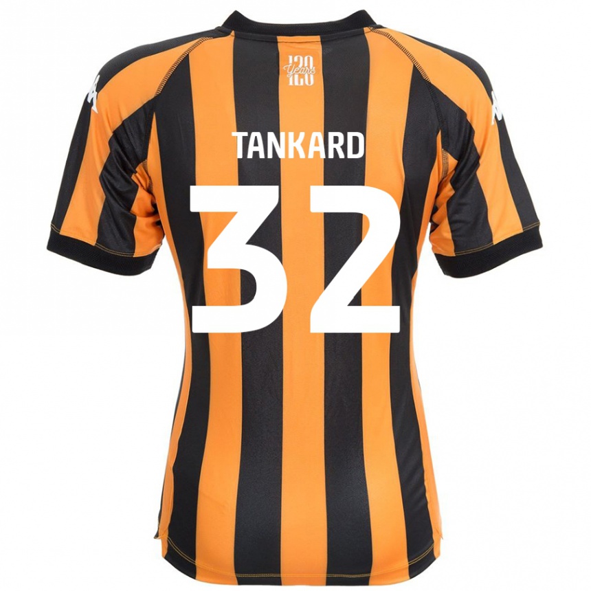 נשים כדורגל Lily Tankard #32 ענבר שחור ג'רזי ביתית 2024/25
