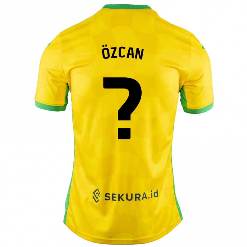 נשים כדורגל Vatan Özcan #0 צהוב ירוק ג'רזי ביתית 2024/25