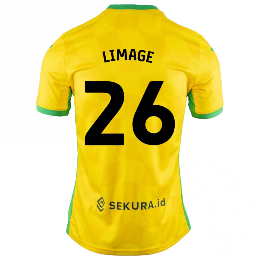 נשים כדורגל Felicity Limage #26 צהוב ירוק ג'רזי ביתית 2024/25