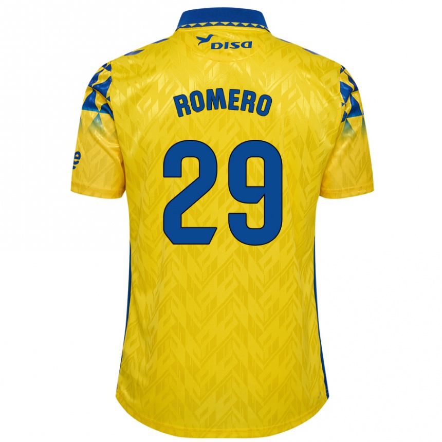 נשים כדורגל Elías Romero #29 צהוב כחול ג'רזי ביתית 2024/25