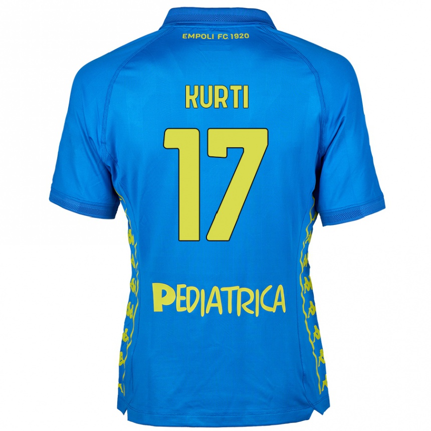נשים כדורגל Adi Kurti #17 כְּחוֹל ג'רזי ביתית 2024/25