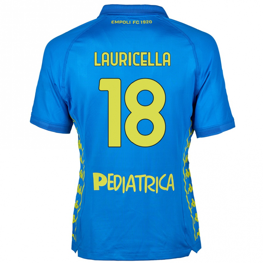 נשים כדורגל Giovanni Lauricella #18 כְּחוֹל ג'רזי ביתית 2024/25