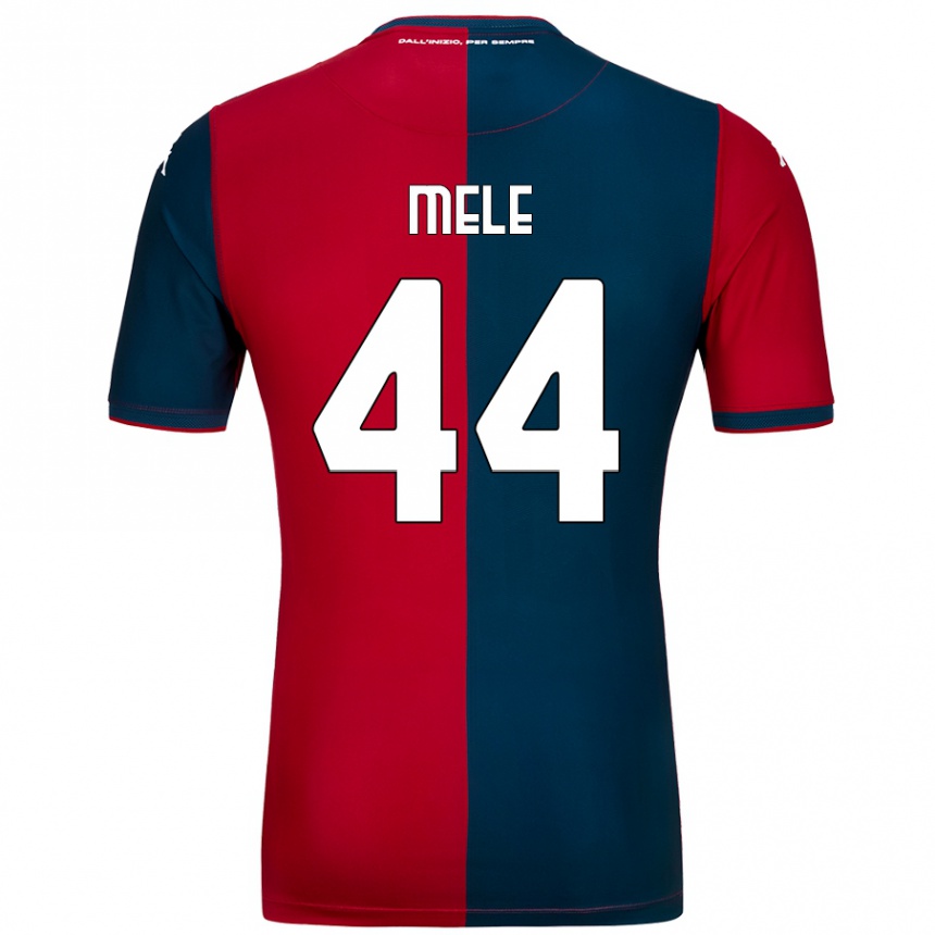 נשים כדורגל Chiara Mele #44 אדום כחול כהה ג'רזי ביתית 2024/25