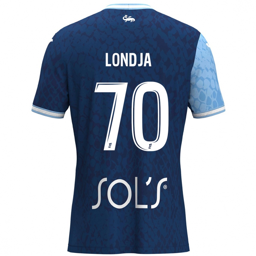 נשים כדורגל Ruben Londja #70 כחול שמיים כחול כהה ג'רזי ביתית 2024/25