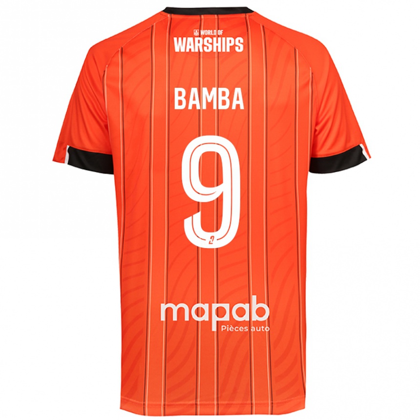נשים כדורגל Mohamed Bamba #9 כָּתוֹם ג'רזי ביתית 2024/25