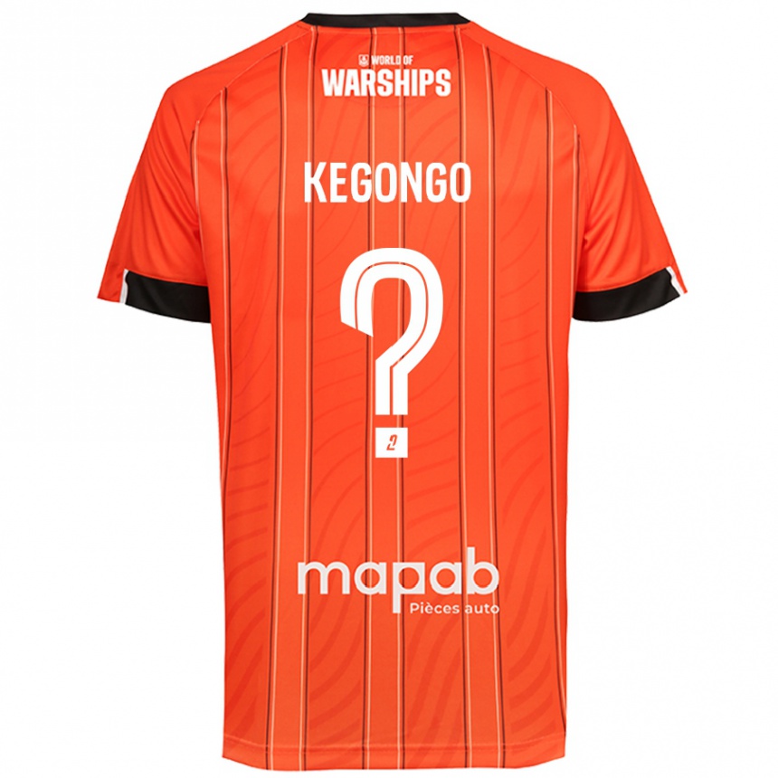 נשים כדורגל Clarence Kegongo #0 כָּתוֹם ג'רזי ביתית 2024/25