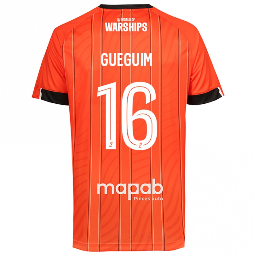 נשים כדורגל Guirone Gueguim #16 כָּתוֹם ג'רזי ביתית 2024/25