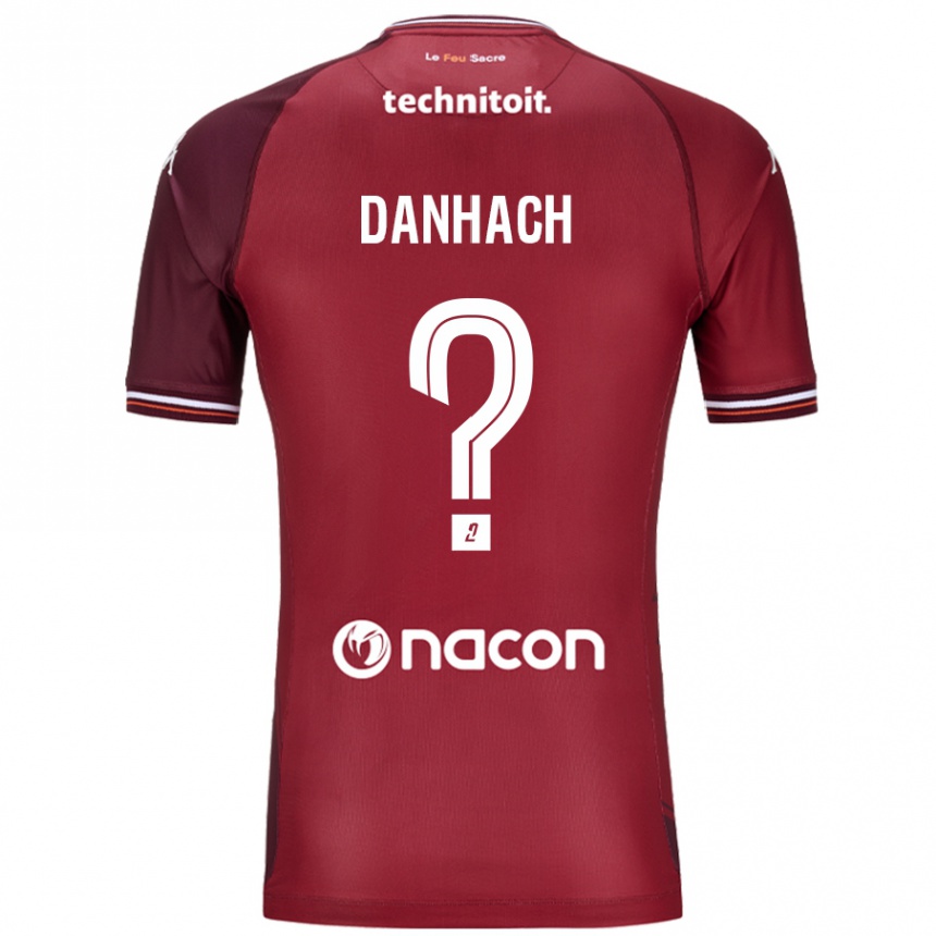 נשים כדורגל Djebril Danhach #0 גרנאטה אדומה ג'רזי ביתית 2024/25