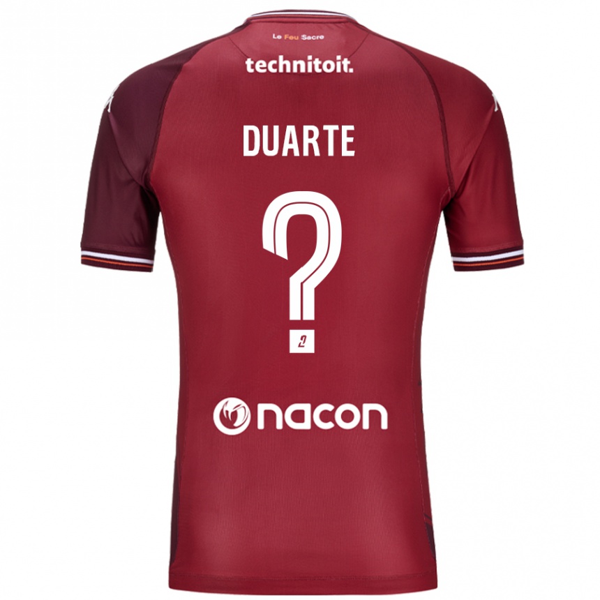 נשים כדורגל Diego Duarte #0 גרנאטה אדומה ג'רזי ביתית 2024/25