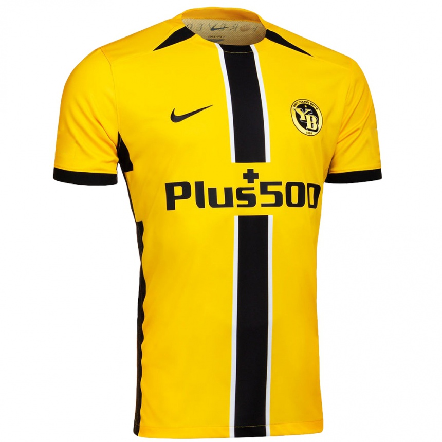 נשים כדורגל Gennaro Van Der Sluis #0 צהוב שחור ג'רזי ביתית 2024/25