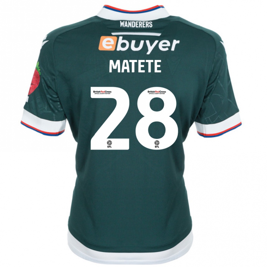 נשים כדורגל ג'יי מטיט #28 ירוק כהה הרחק ג'רזי 2024/25