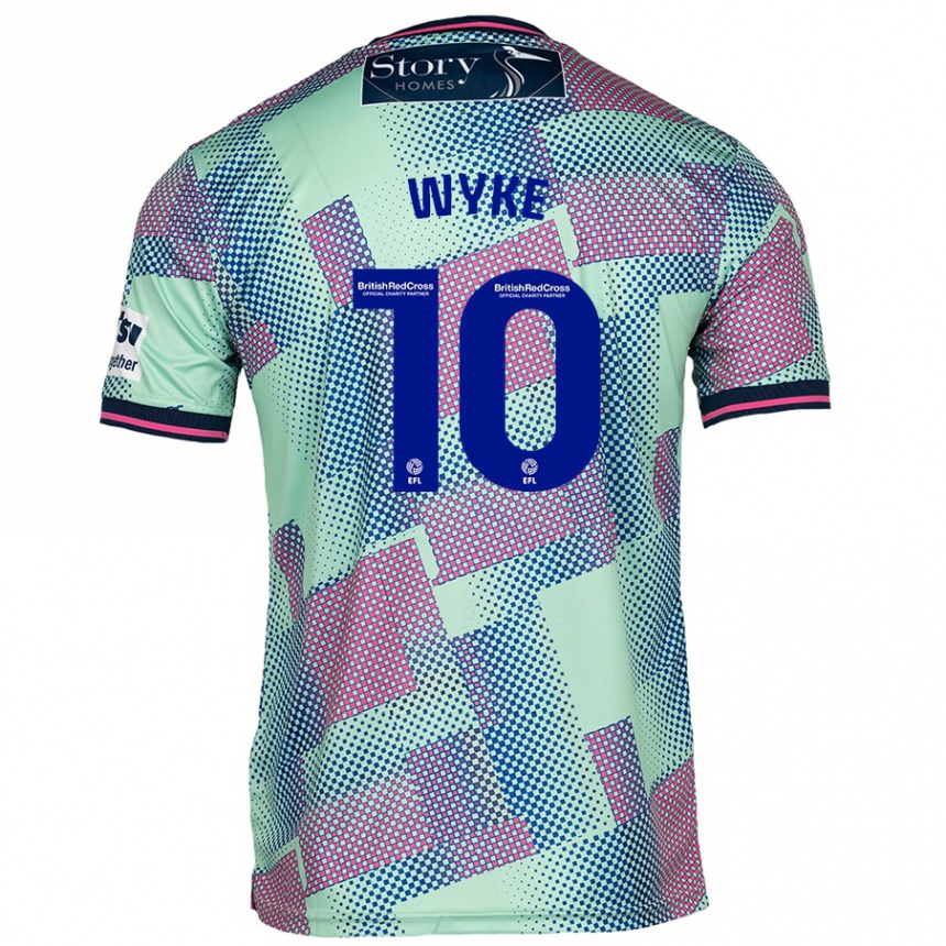 נשים כדורגל צ'ארלי וייק #10 יָרוֹק הרחק ג'רזי 2024/25