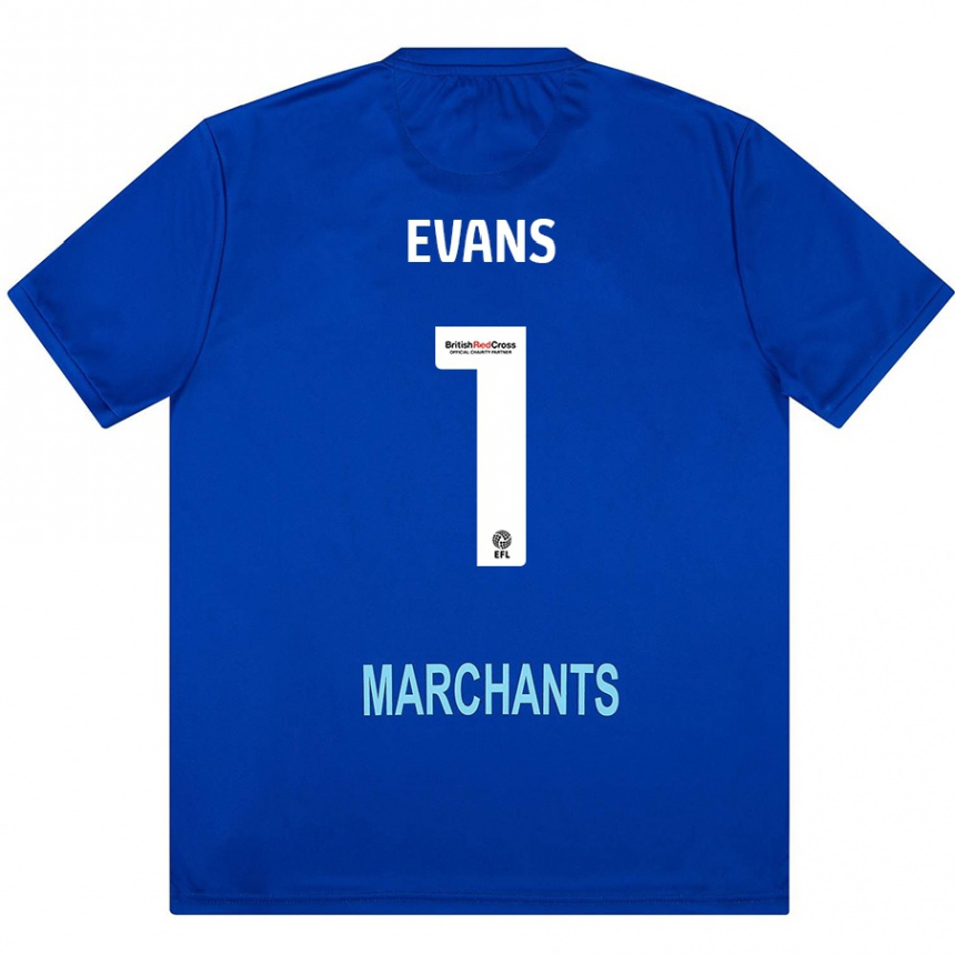נשים כדורגל Owen Evans #1 יָרוֹק הרחק ג'רזי 2024/25