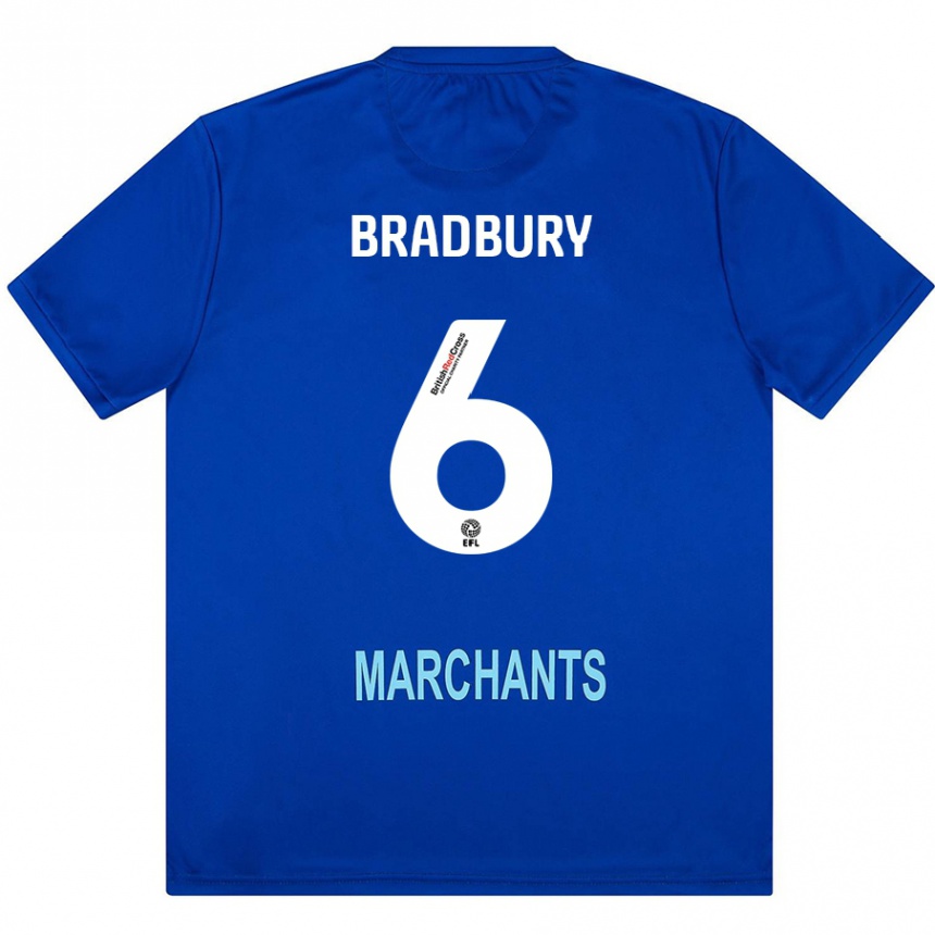 נשים כדורגל Tom Bradbury #6 יָרוֹק הרחק ג'רזי 2024/25