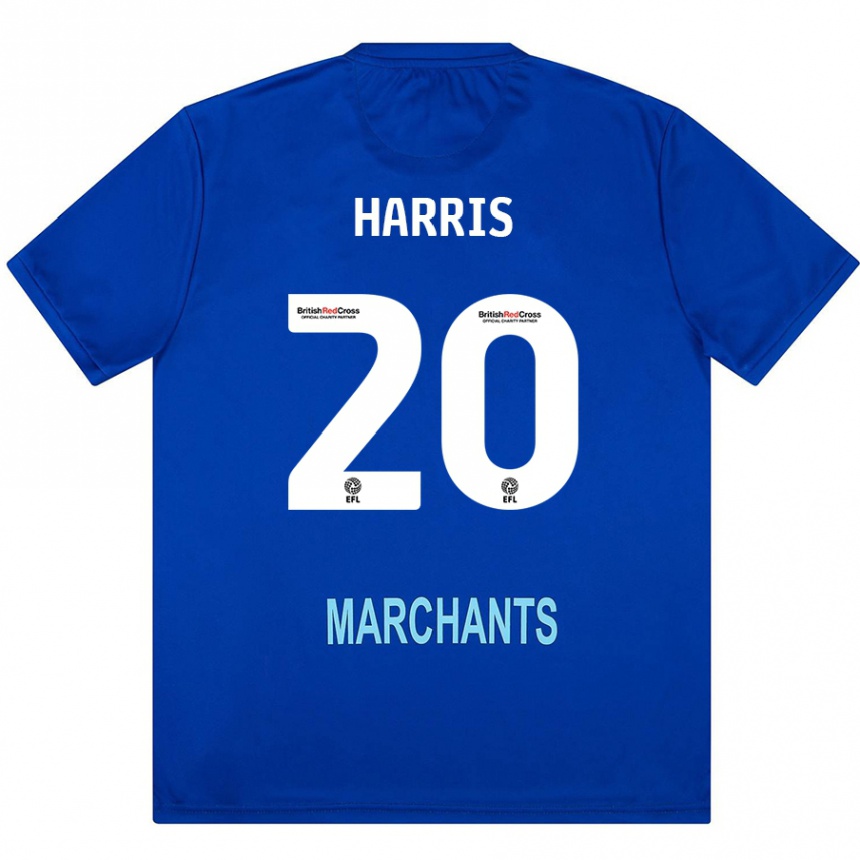 נשים כדורגל Max Harris #20 יָרוֹק הרחק ג'רזי 2024/25