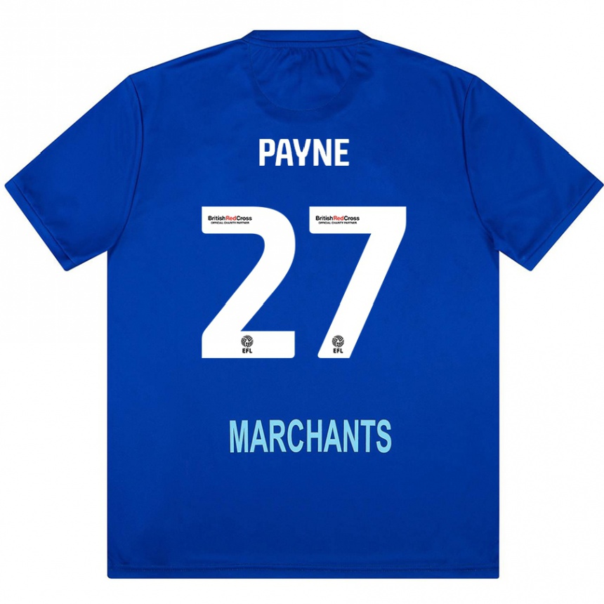 נשים כדורגל Lewis Payne #27 יָרוֹק הרחק ג'רזי 2024/25