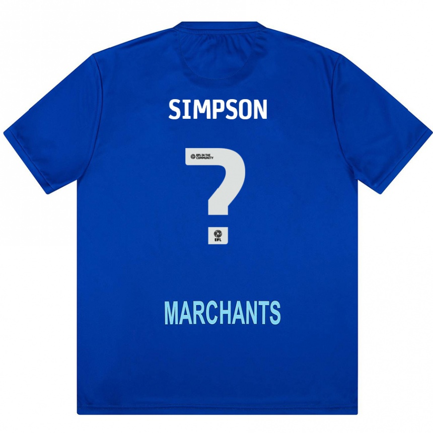 נשים כדורגל Jay Simpson #0 יָרוֹק הרחק ג'רזי 2024/25