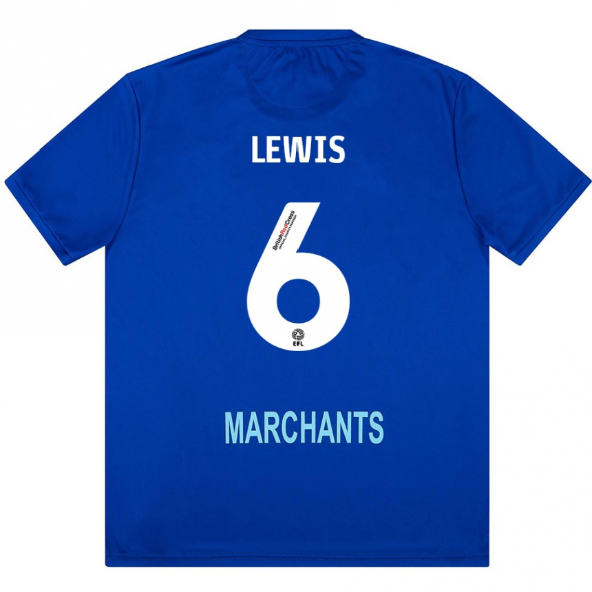 נשים כדורגל Megan Lewis #6 יָרוֹק הרחק ג'רזי 2024/25