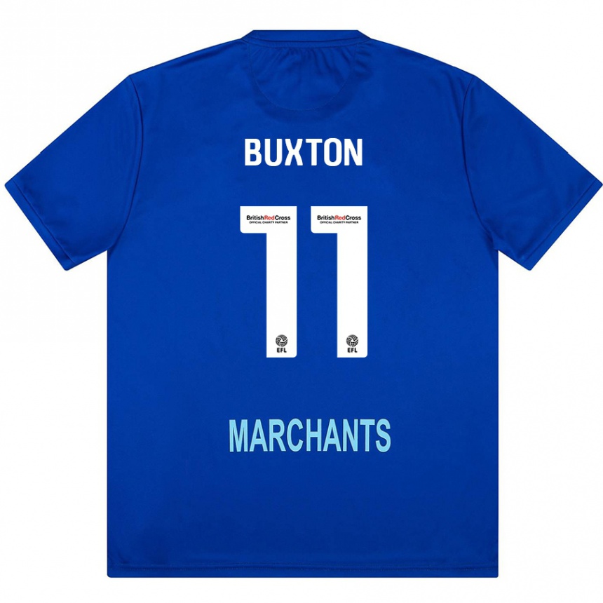 נשים כדורגל Charlotte Buxton #11 יָרוֹק הרחק ג'רזי 2024/25