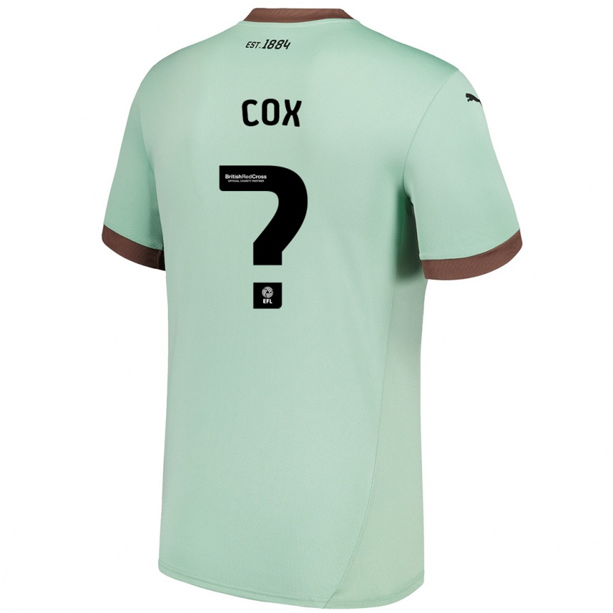 נשים כדורגל Daniel Cox #0 ירוק חיוור הרחק ג'רזי 2024/25