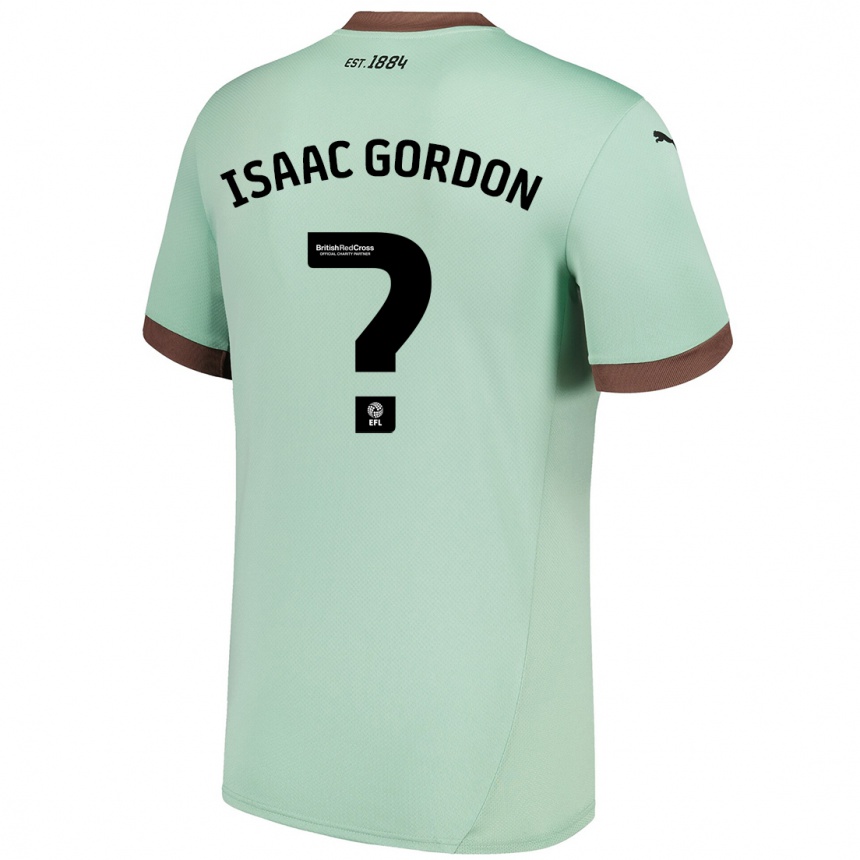 נשים כדורגל Isaac Gordon #0 ירוק חיוור הרחק ג'רזי 2024/25