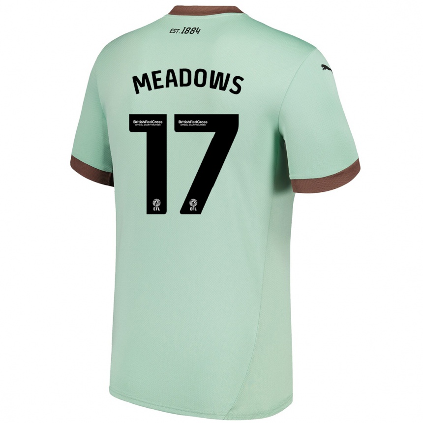 נשים כדורגל Helena Meadows #17 ירוק חיוור הרחק ג'רזי 2024/25