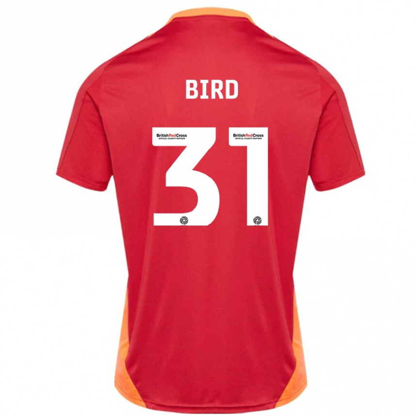 נשים כדורגל Jay Bird #31 כחול אוף לבן הרחק ג'רזי 2024/25