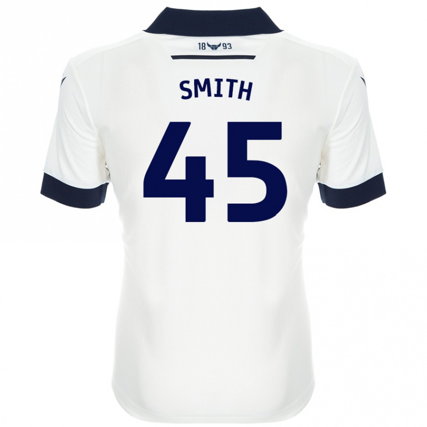 נשים כדורגל Max Smith #45 כחול נייבי לבן הרחק ג'רזי 2024/25