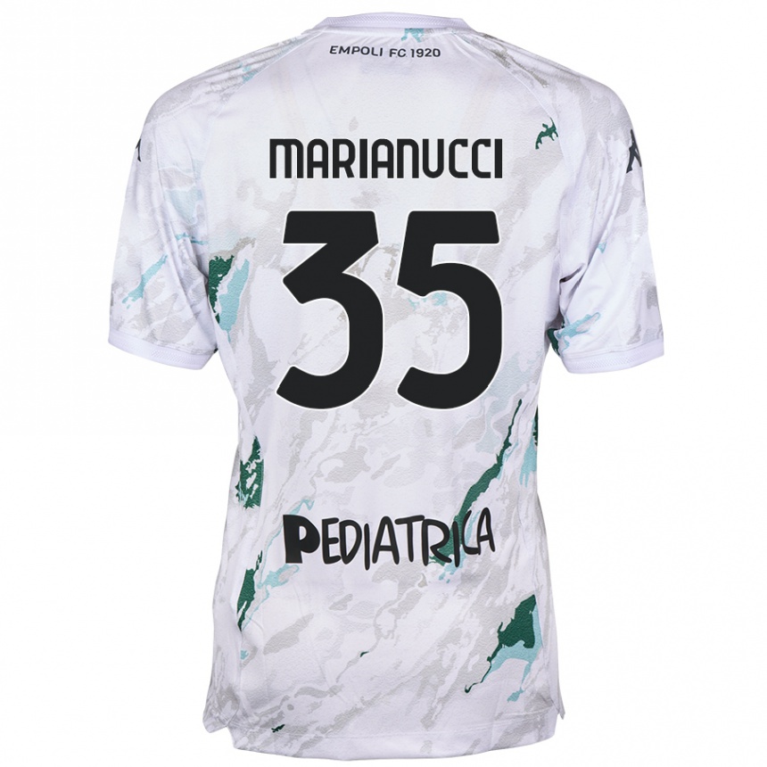 נשים כדורגל Luca Marianucci #35 אָפוֹר הרחק ג'רזי 2024/25