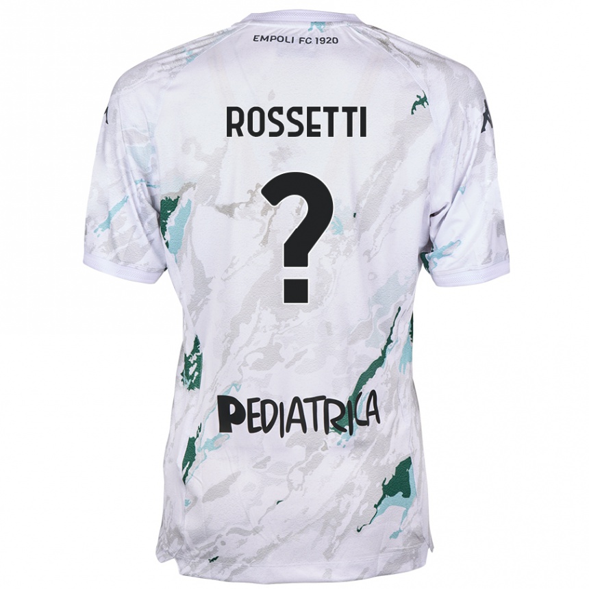 נשים כדורגל Maurizio Rossetti #0 אָפוֹר הרחק ג'רזי 2024/25