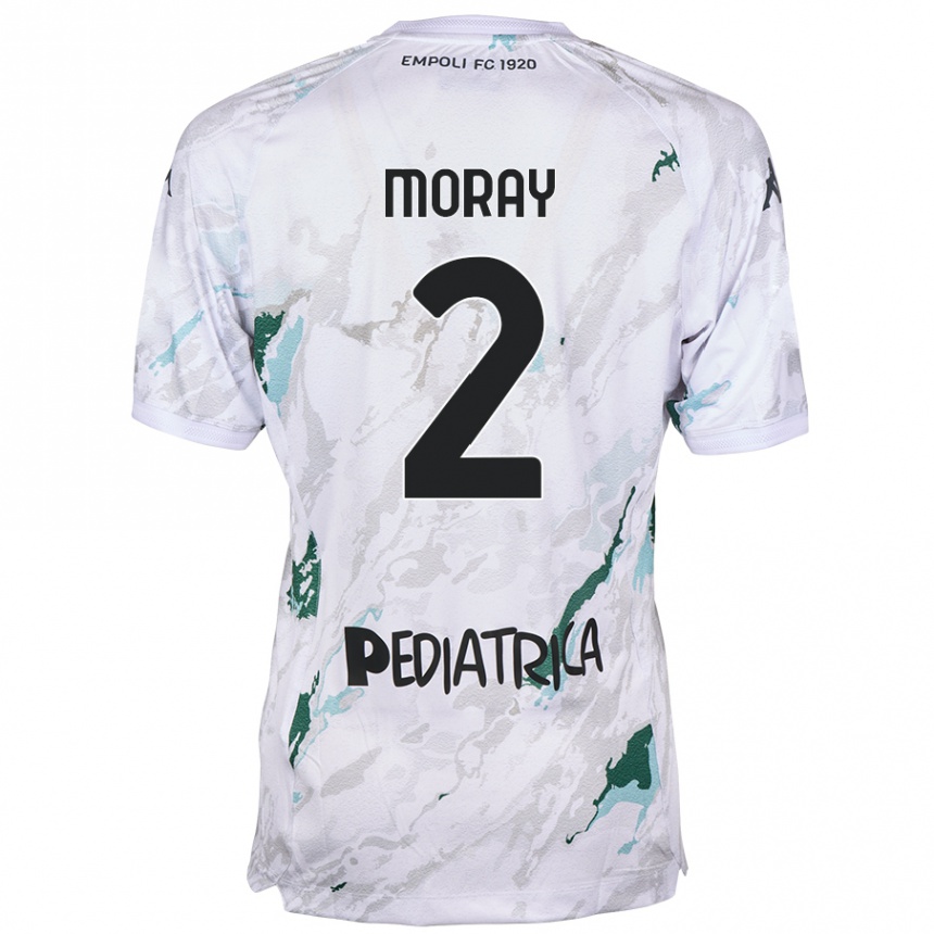 נשים כדורגל Jeremy Moray #2 אָפוֹר הרחק ג'רזי 2024/25